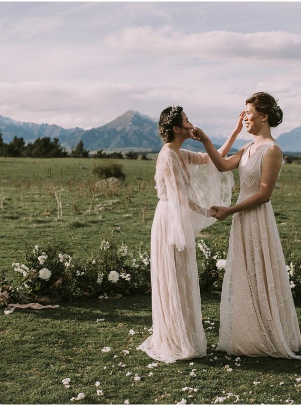 Charlene&Ginette Wedding \ Lace wedding dresses by Anna Skoblikova