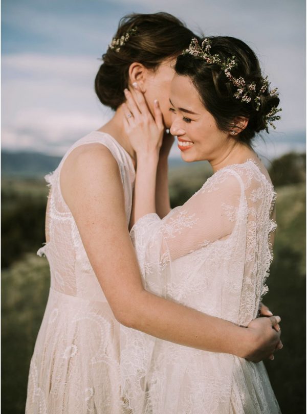 Charlene&Ginette Wedding \ Lace wedding dresses by Anna Skoblikova