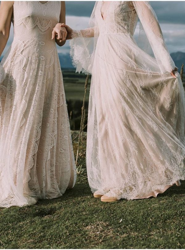 Charlene&Ginette Wedding \ Lace wedding dresses by Anna Skoblikova