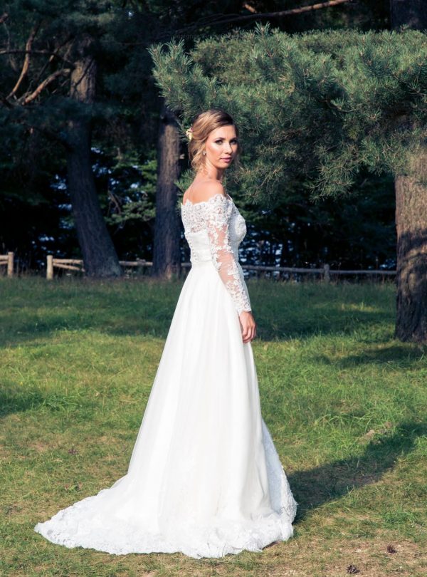 Long Sleeves Wedding Dress - 0217 by Anna Skoblikova