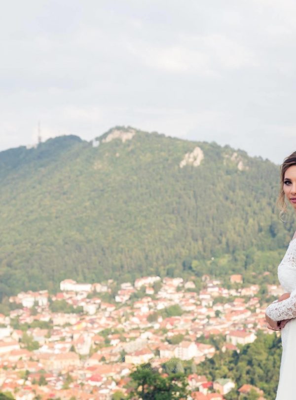 Long Sleeves Wedding Dress - 0217 by Anna Skoblikova