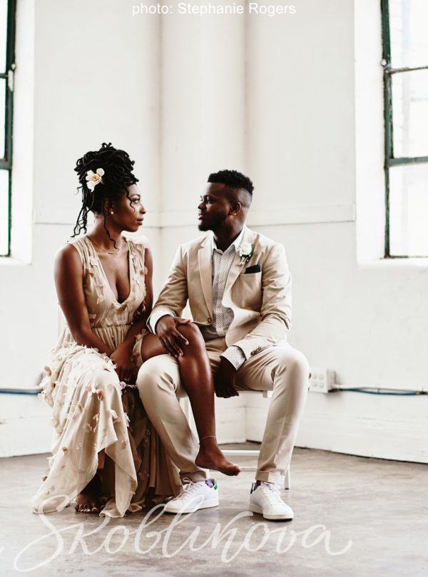 Silk Wedding Dress - Anna Skoblikova