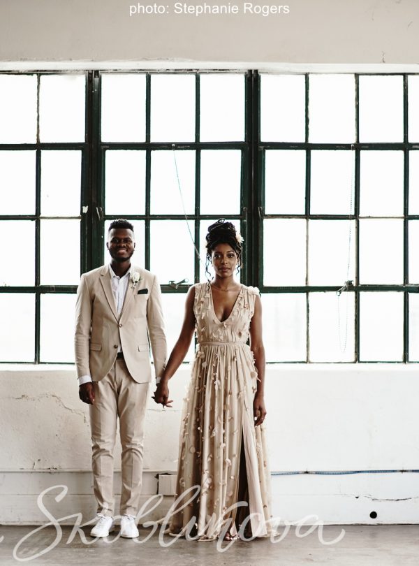 Silk Wedding Dress - Anna Skoblikova