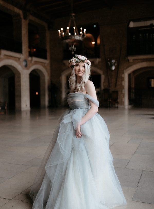 Tulle Wedding Dress - 0208 by Anna Skoblikova
