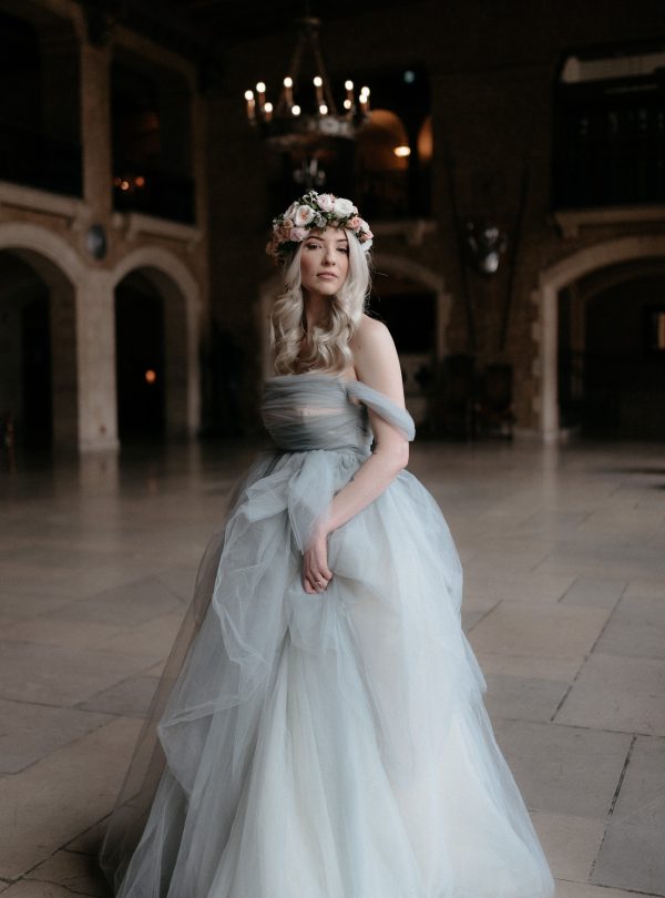 Tulle Wedding Dress - 0208 by Anna Skoblikova