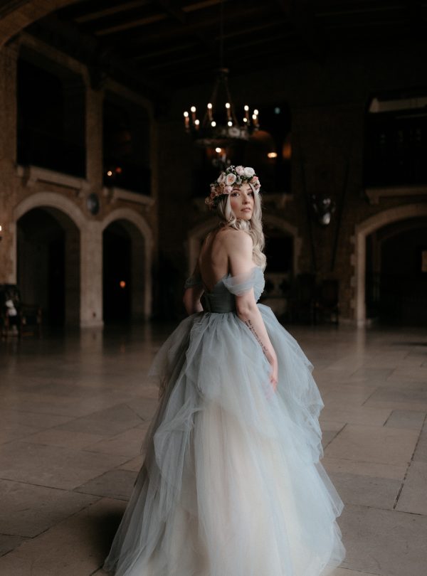 Tulle Wedding Dress - 0208 by Anna Skoblikova