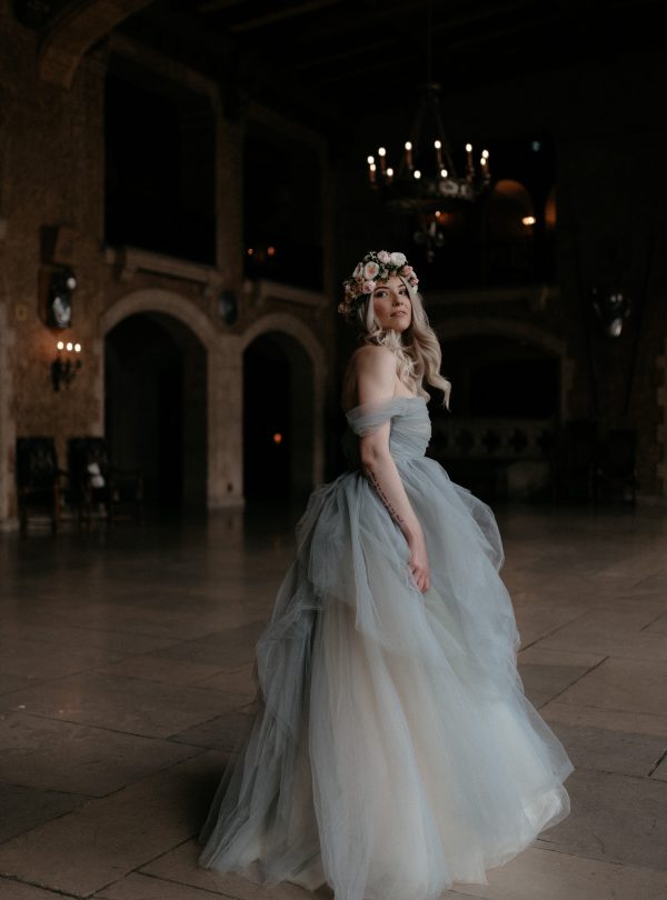 Tulle Wedding Dress - 0208 by Anna Skoblikova
