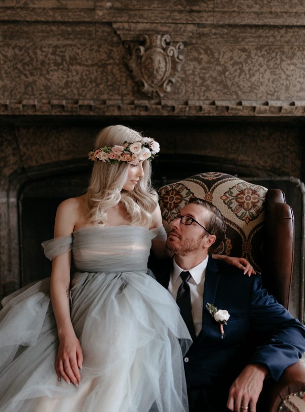 Tulle Wedding Dress - 0208 by Anna Skoblikova