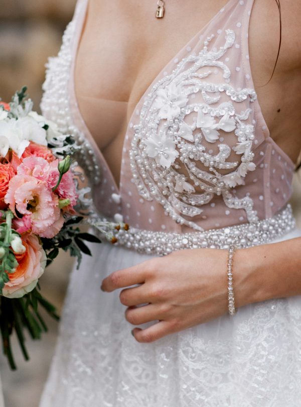 Backless wedding dress \ Anna Skoblikova \ Gentle Angel \ 2021