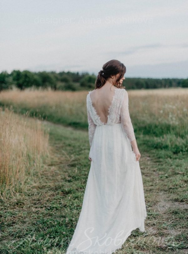 Свадебное платье с разрезом - 0096 / Anna Skoblikova | Photo 2